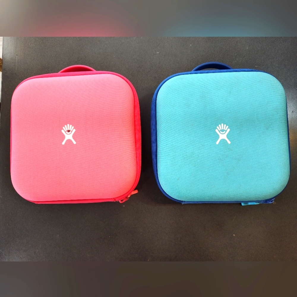 Blue and Coral Hydro Flask Lunch Boxes